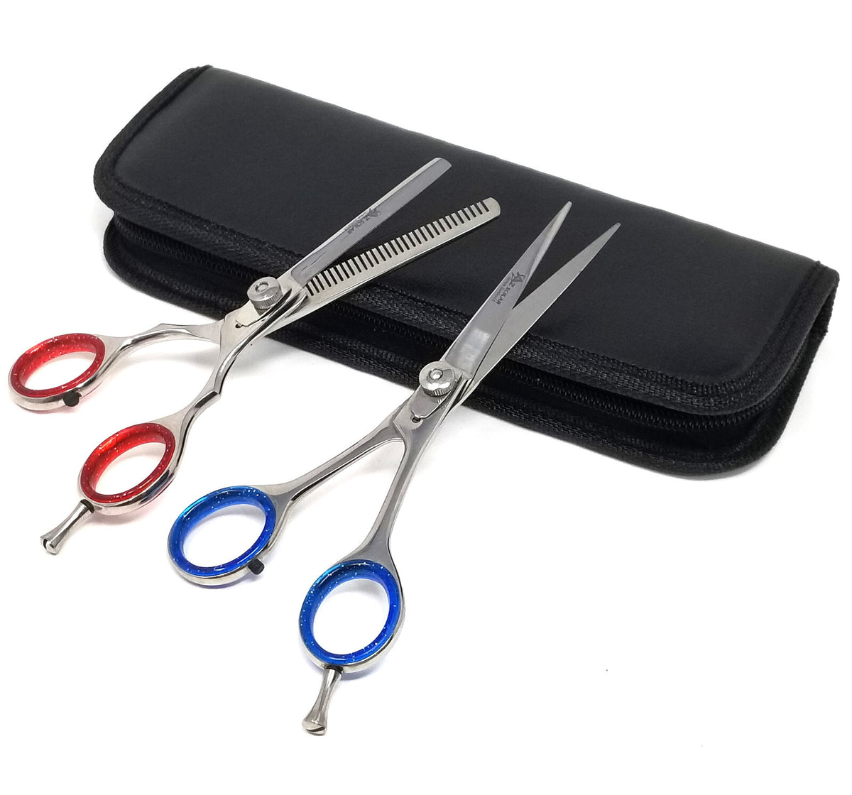 Professional Hair Cutting and Thinning Scissors Set of 2 - 6 Inch Razor Edge Shears