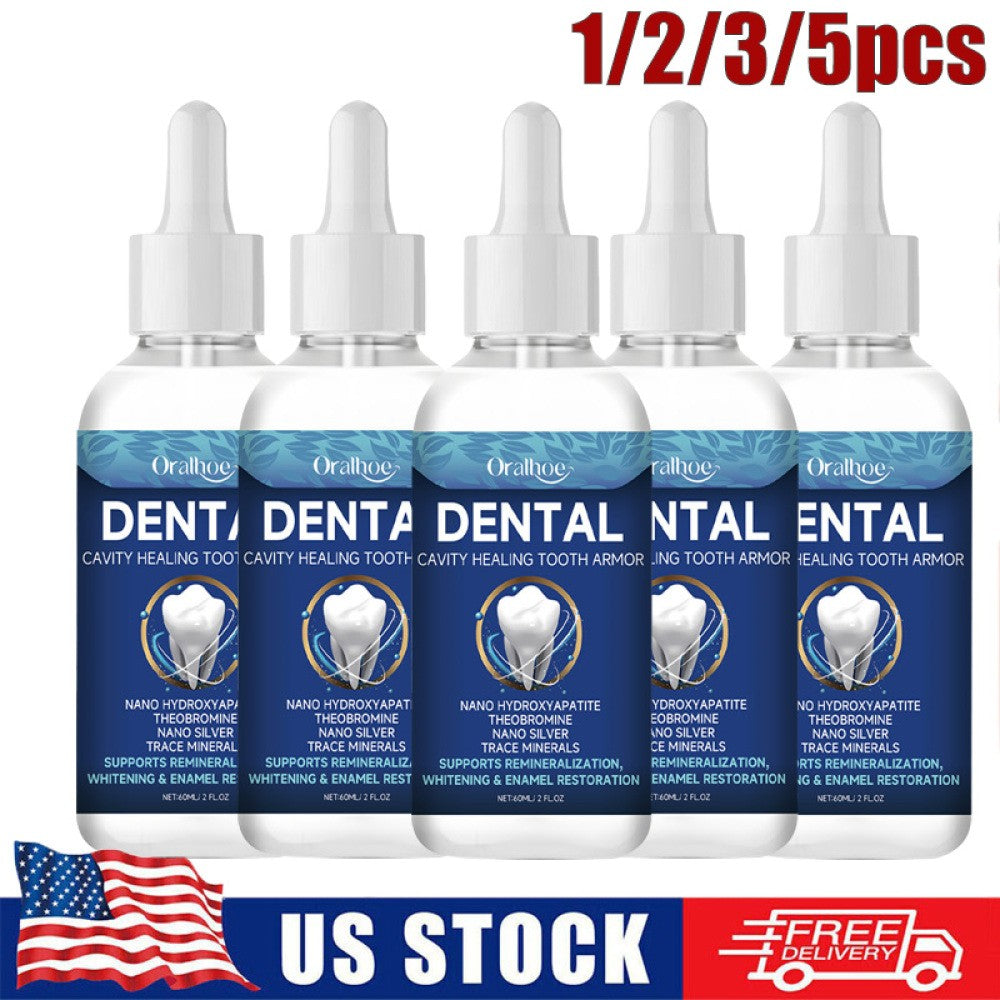 Dental Cavity Healing Tooth Serum - Nano Hydroxyapatite & Antibacterial Care