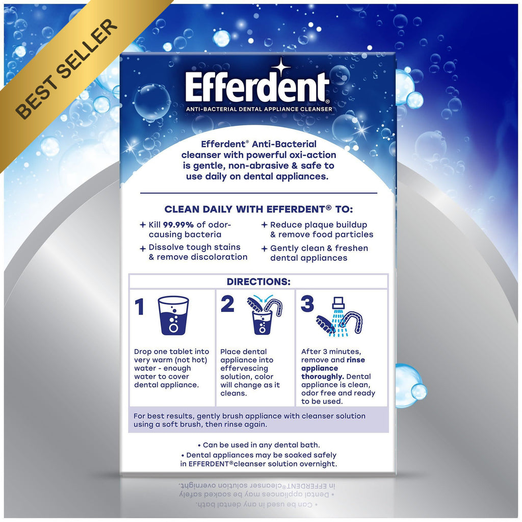 Denture Cleaner Tablets Deep Clean & Brighten - 126 Count