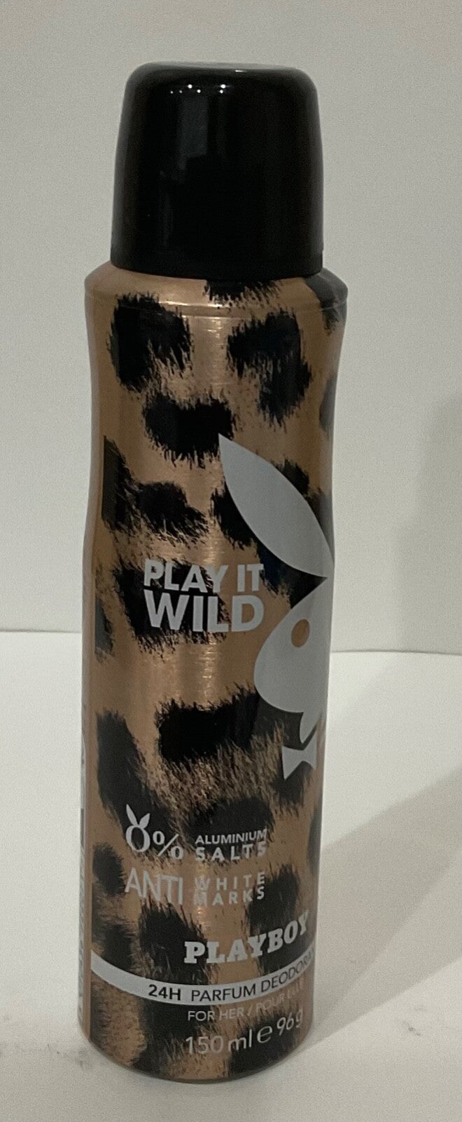 Women’s 24H Deodorant Spray - Playboy PLAY IT WILD for Her 5oz / 150ml, 6 Pack