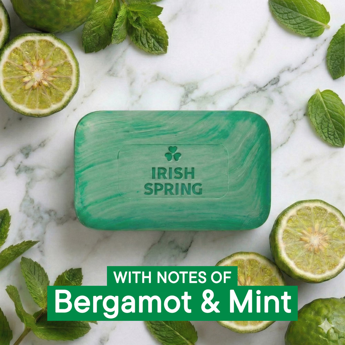 Men's Bar Soap with Natural Ingredients - Irish Spring Original, 12-Pack, 3.7 Oz