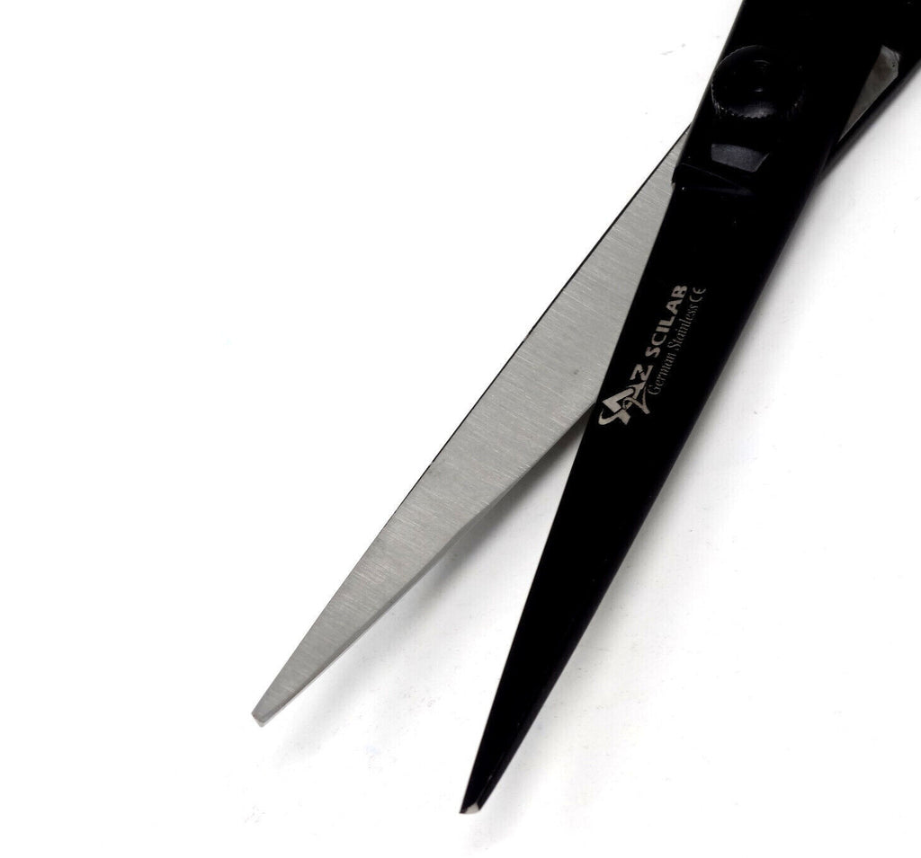 Professional 6.5-Inch Hair Cutting Scissors Shears - Black Titanium Coated