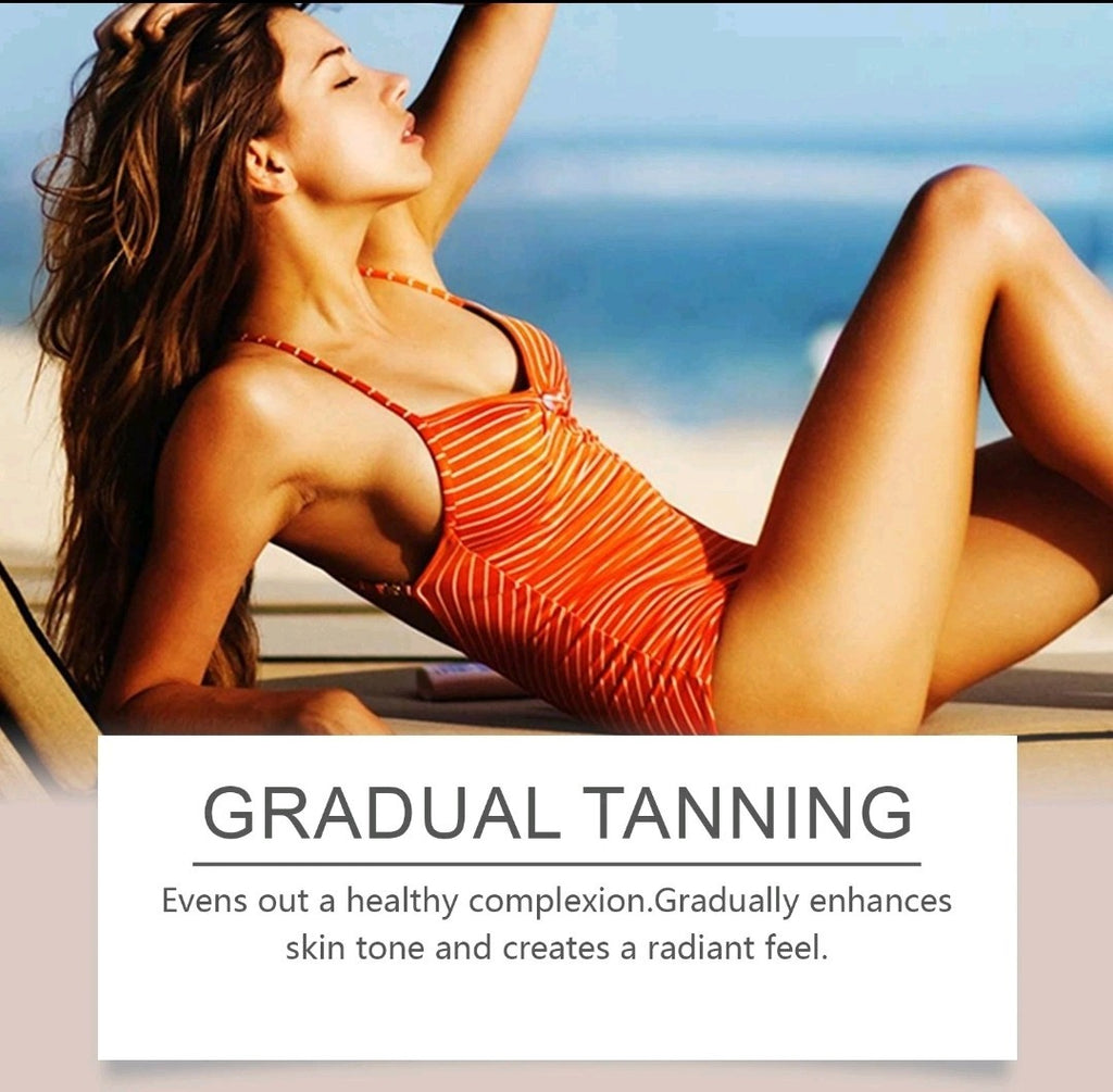 Body Tanning Cream - Moisturizing Self Tanner with Shea for Bronzing