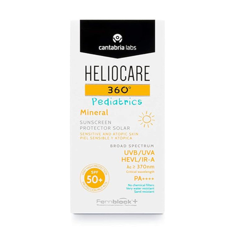 Pediatric Mineral Sunscreen SPF 50+ for Sensitive & Atopic Skin