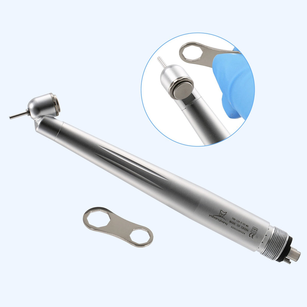 Dental High Speed Handpiece 45 Degree Surgical Push Button 4 Hole NSK Style