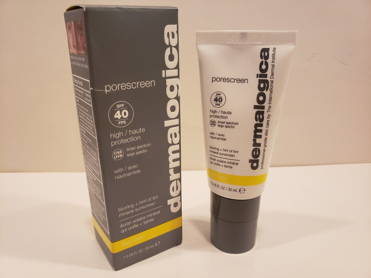 Dermalogica Porescreen Blurring Mineral Sunscreen SPF 40 1Oz - Broad Spectrum Primer