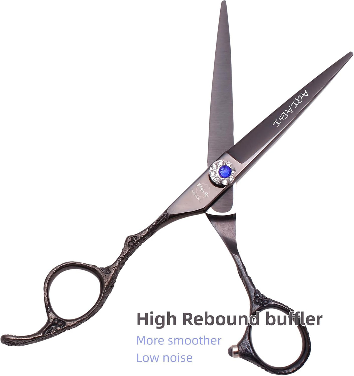 Left-Handed Hair Cutting & Thinning Scissors - 6 Inch Professional Barber Shears