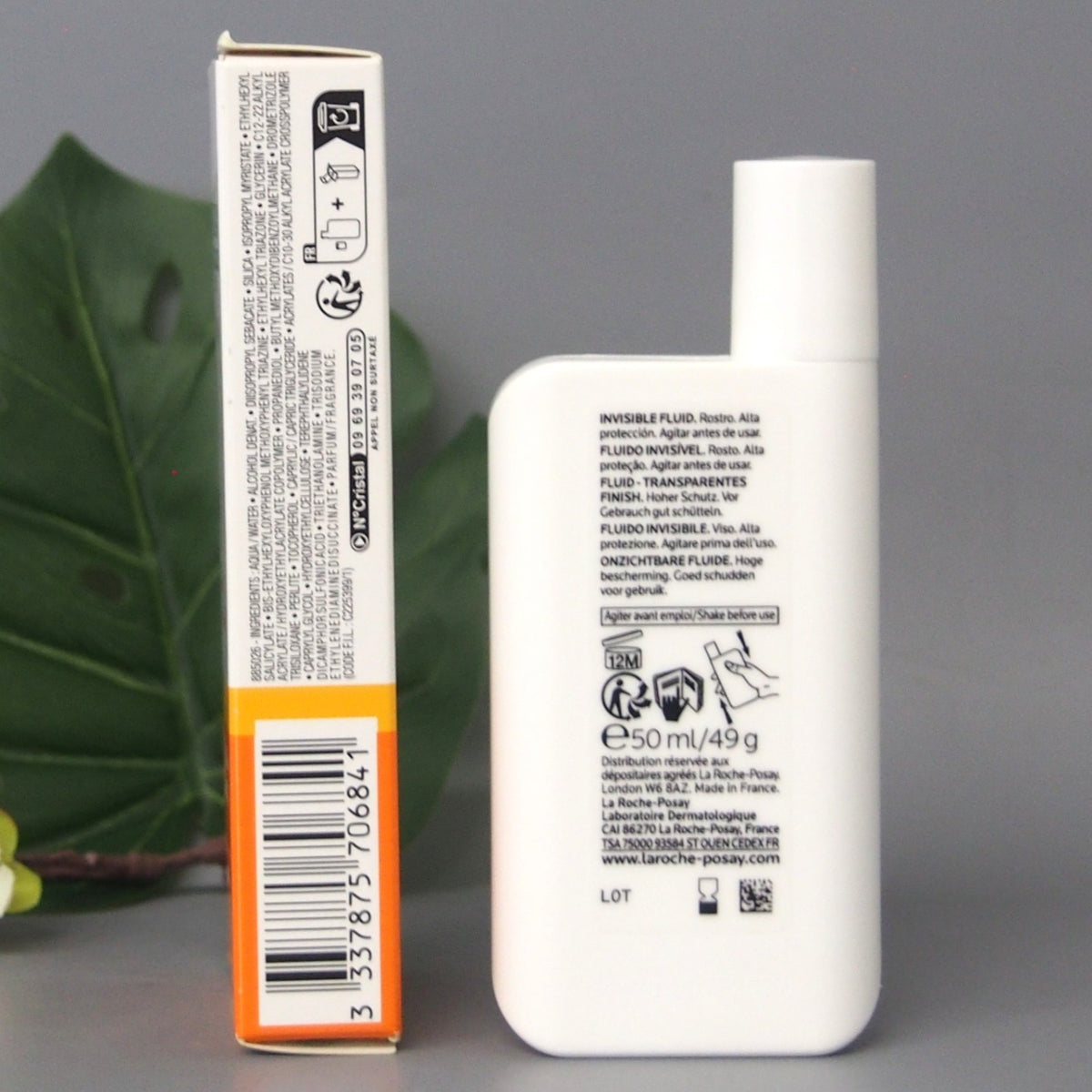 Sun Protection SPF 30 Invisible Fluid for Face 50ml - Water-Resistant & Dermatologically Tested