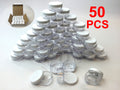 50pcs 5ml Clear Cosmetic Sample Jars - Lip Balm & Makeup Containers