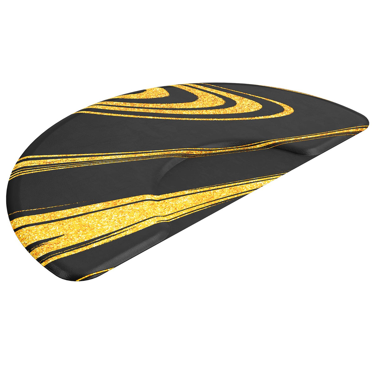 Anti-Fatigue Salon Mat 3x5 ft Semi-Circular Chair Cushion Waterproof Comfort