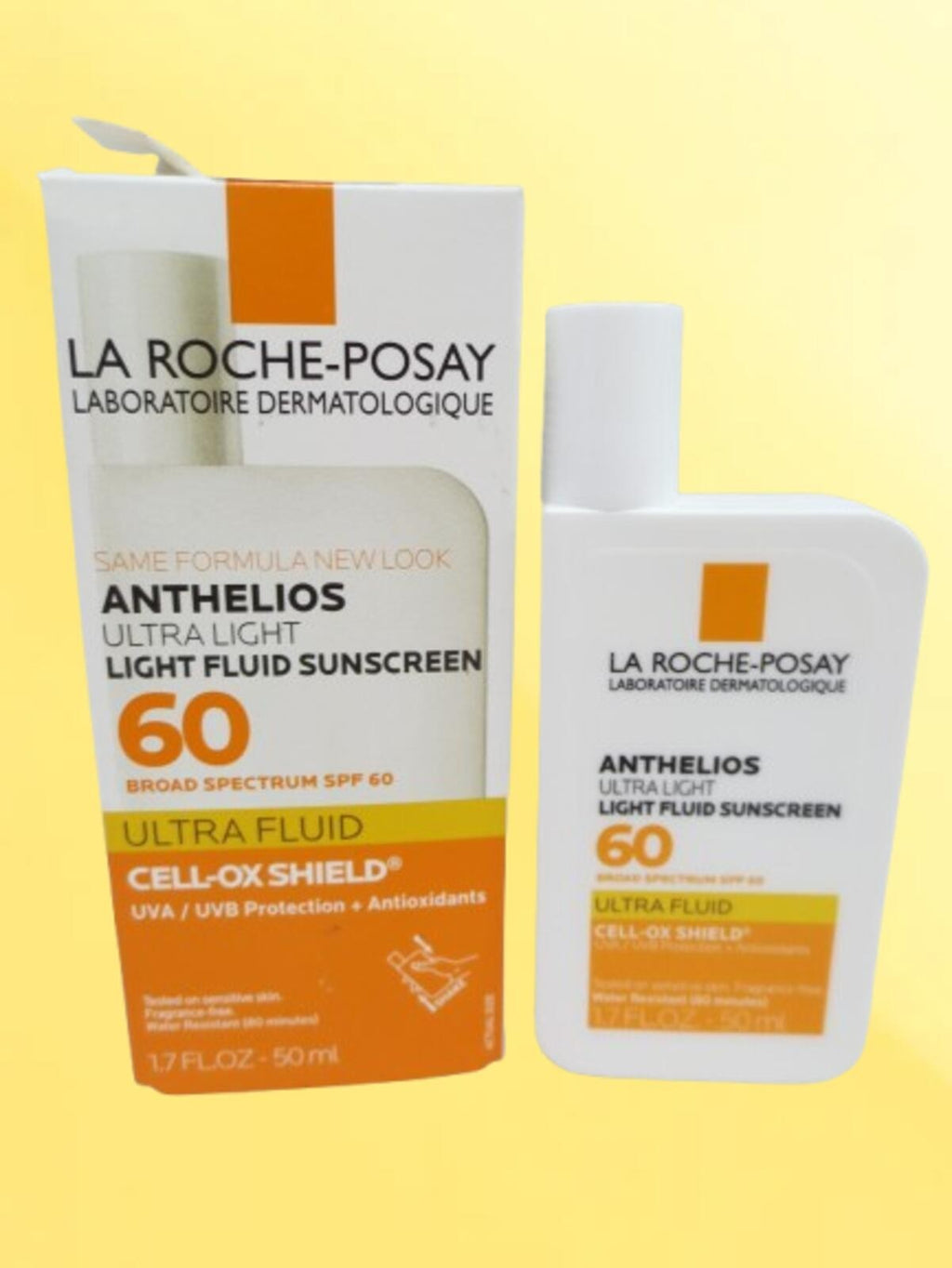 Sun Protection Sunscreen SPF 60 Light Fluid - 1.7 oz, 2 Pack