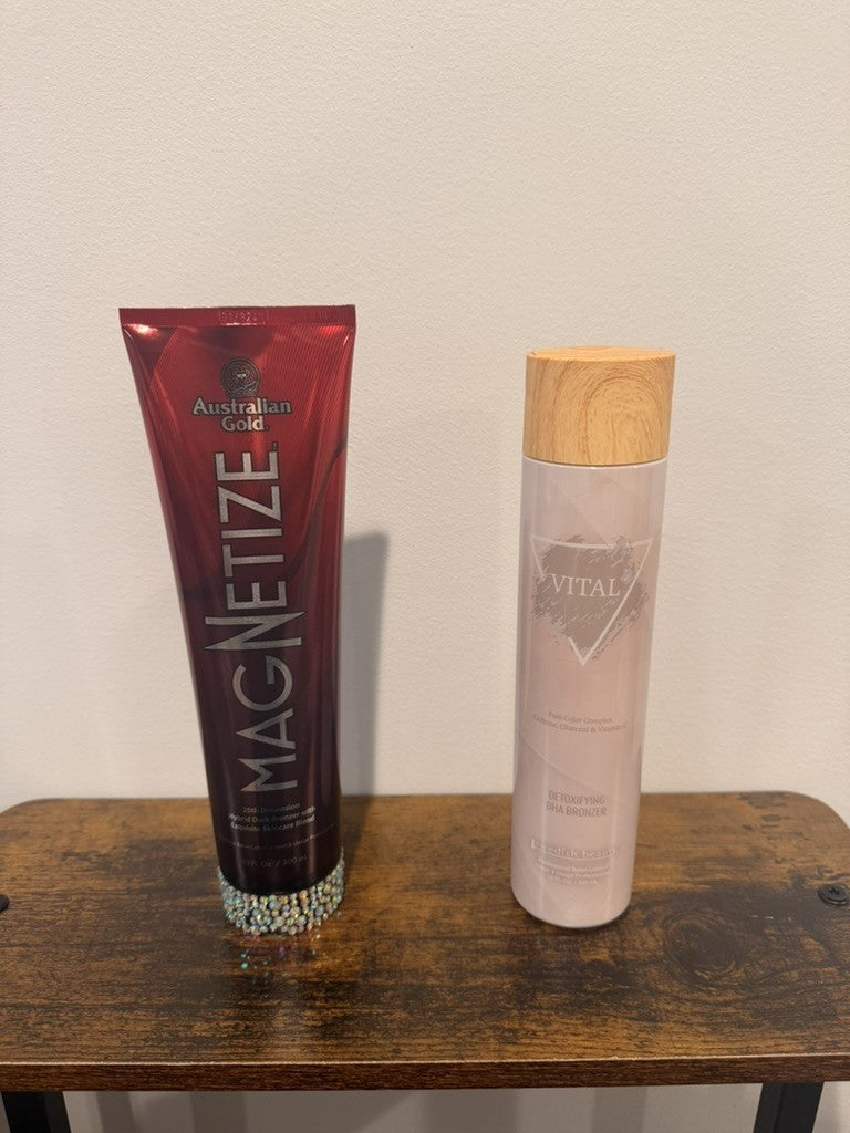 Bronzer Tanning Lotion Bundle - DHA Natural & Professional Indoor Tanners