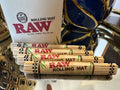 RAW Bamboo Cigarette Rolling Mat - Natural 4-Pack