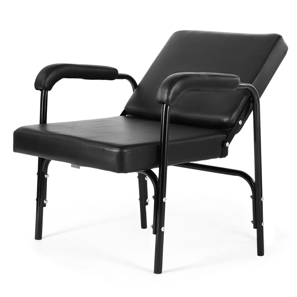 Auto Reclining Salon & Barber Chair with Adjustable Backrest and Heavy Duty Frame