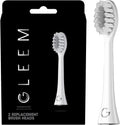 Gleem Toothbrush Replacement Heads - Soft Nylon Bristles, 2 Pack