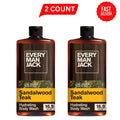 Men's Hydrating Sandalwood Body Wash - 16.9 oz, 2 Pack