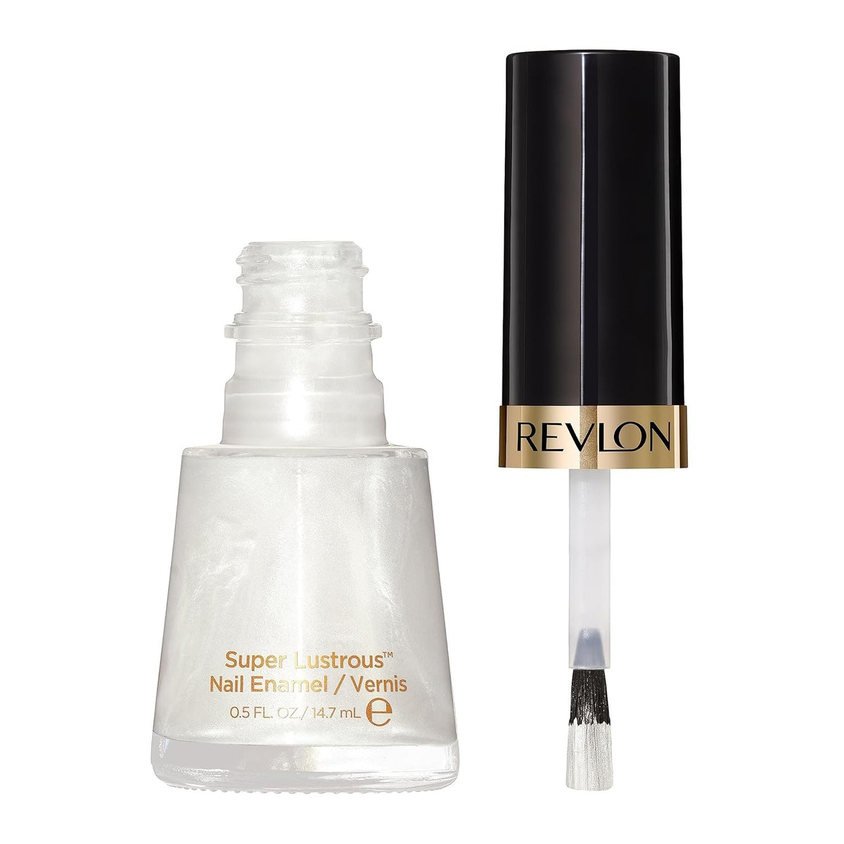 Revlon Nail Enamel Polish - Pure Pearl 020, Fade-Resistant, 0.5 fl oz