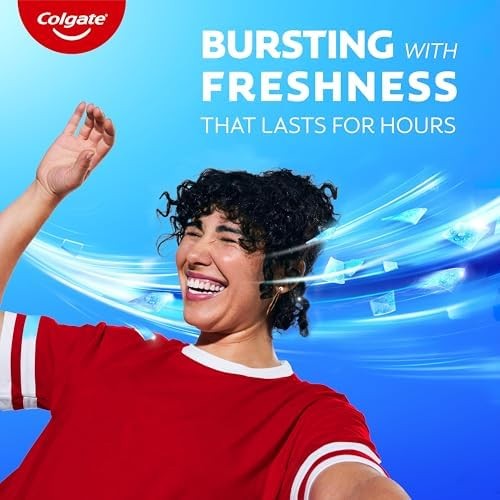Fluoride Toothpaste with Mini Breath Strips - Clean Mint, 4 Pack, 6.3 oz