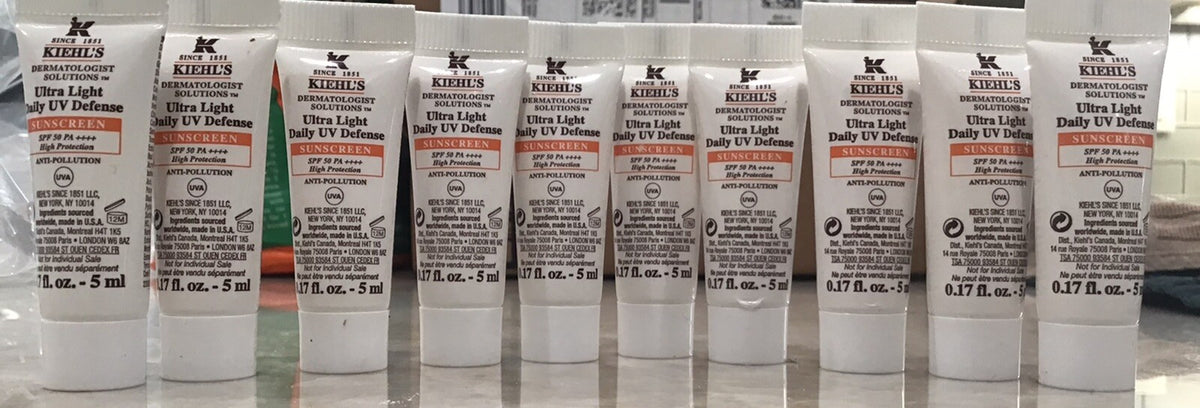 10-Pack SPF 50 PA+++ UV Defense Sunscreen Lot - Lightweight Daily Protection