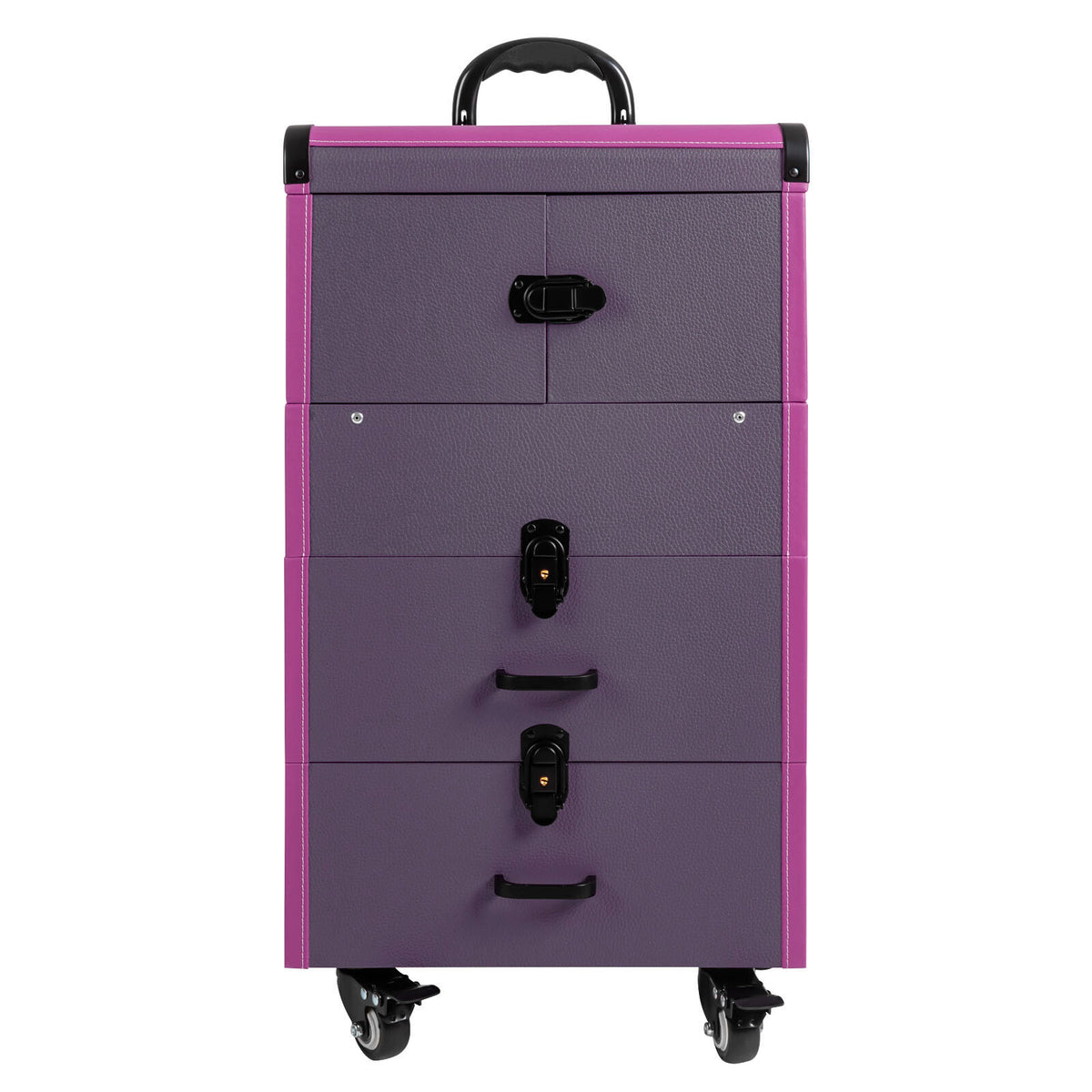Lockable Portable Cosmetic Storage Organizer Trolley for Makeup