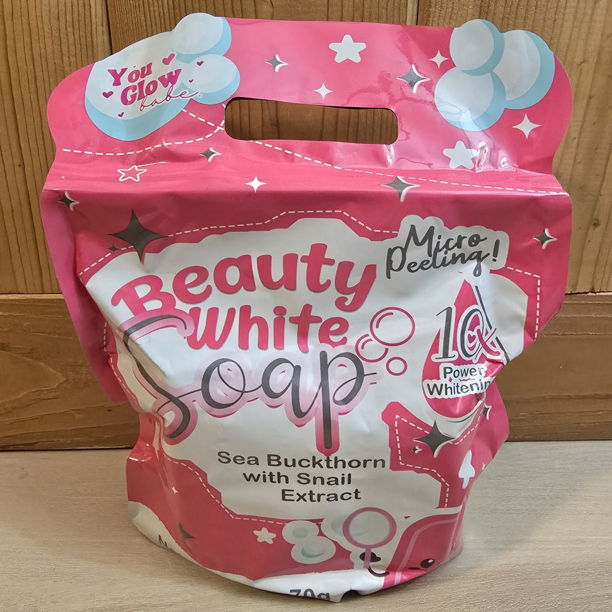 White Beauty Soap Bars by You Glow Babe - Micro Peeling, 5 x 70g