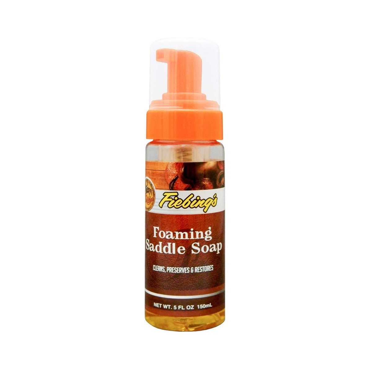 Leather Saddle Soap Foam Cleaner & Conditioner 5 fl oz Pump