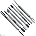 7-Piece Nail Care Set with Steel Cuticle Pusher and Manicure Tools