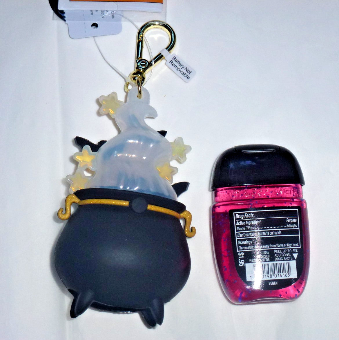 Halloween Pocket Bac Hand Sanitizer Holders with Refills - Set of 4
