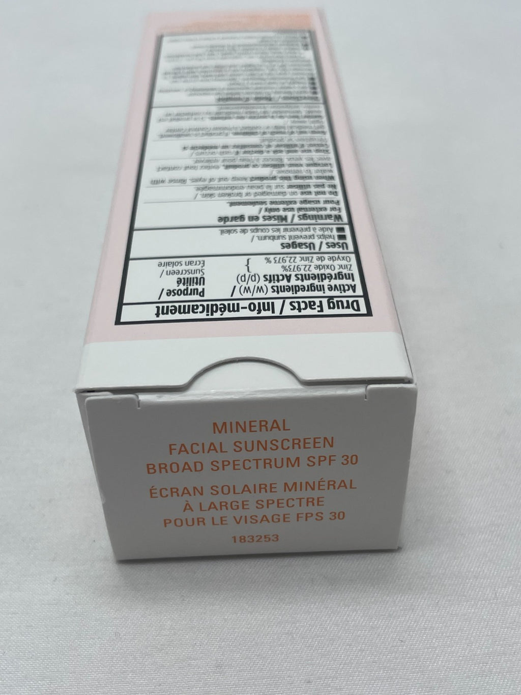 Mineral Facial Sunscreen SPF 30 Lotion 1.7 oz with Box