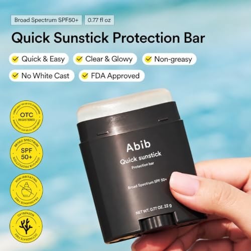 SPF50+ Sunscreen Stick for Dry & Sensitive Skin No White Cast Aloe Centella