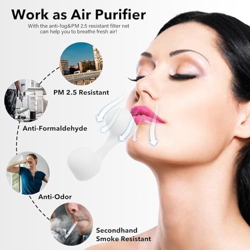 Disposable Nose Filters 100 Pack for Dust Dustproof Spray Tanning Odor Blocking