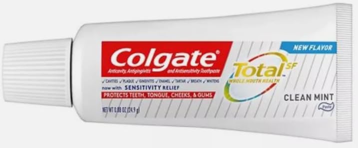 Colgate Total Clean Mint Toothpaste 0.88 oz Pack of 4 - Cavity & Gum Care