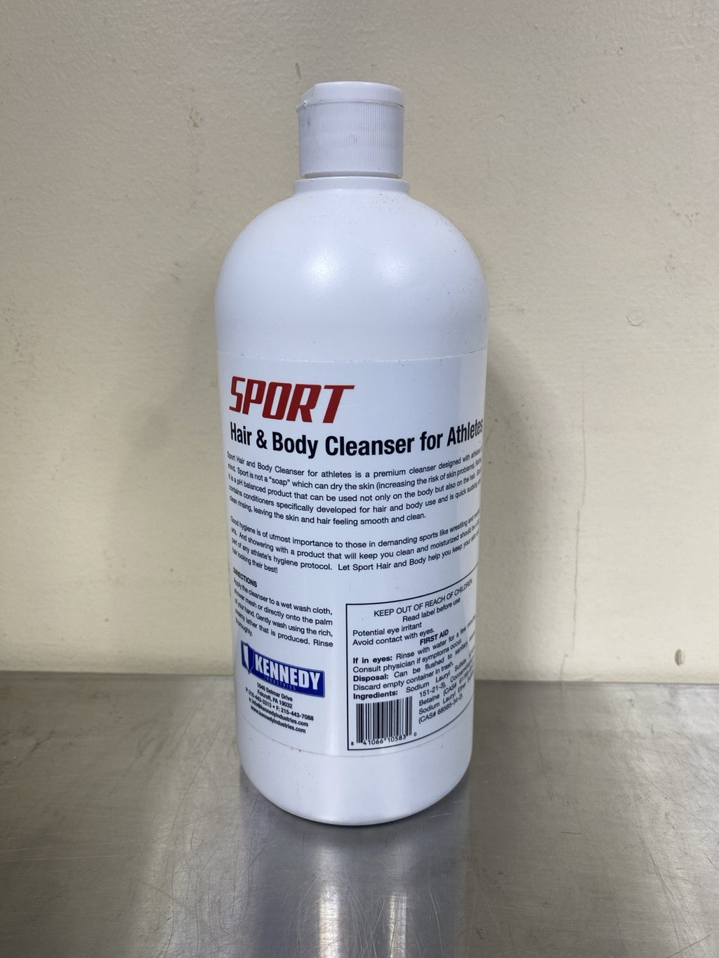 Kennedy SPORT Hair & Body Cleanser for Athletes - 32 fl oz (Pack of 5)