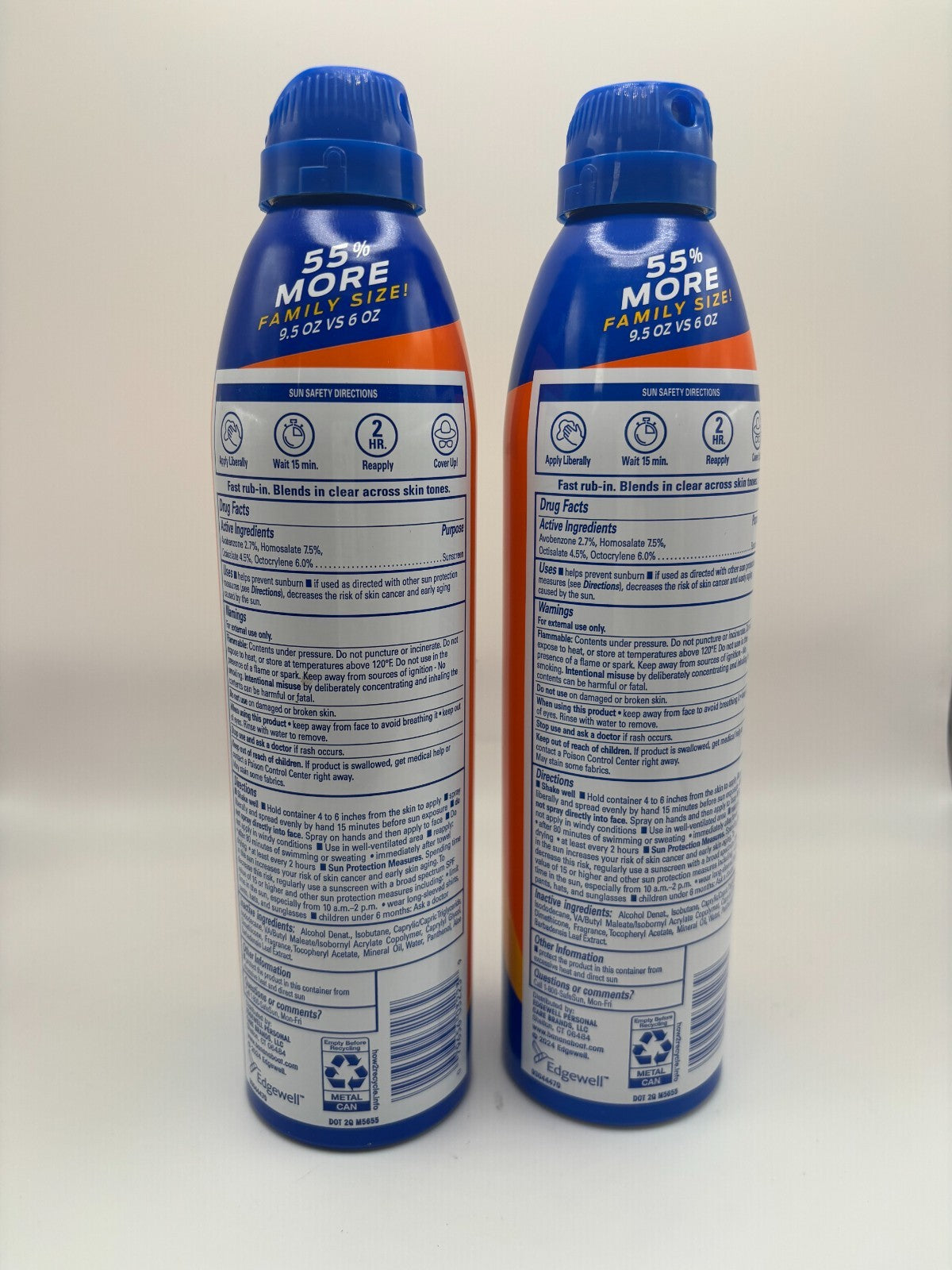 SPF 50 Sunscreen Spray 9.5oz - Water-Resistant Sun Protection