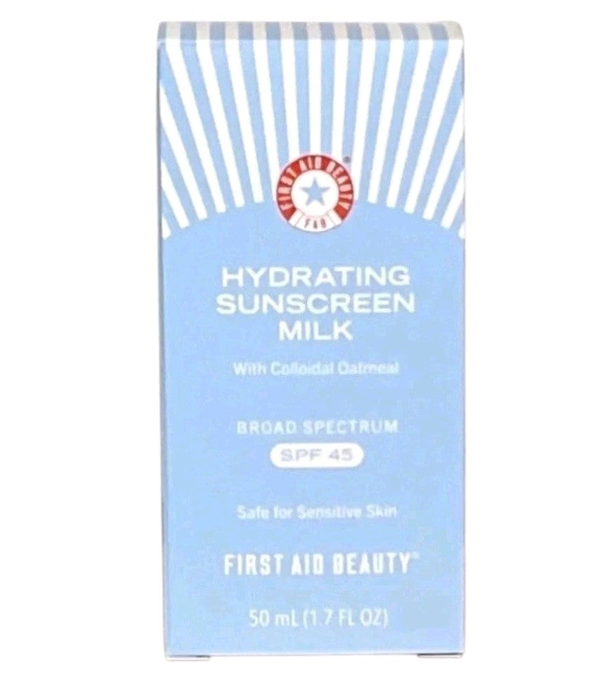 Hydrating Sunscreen Milk SPF 45 - Broad Spectrum Facial Sunblock, 1.7 fl oz