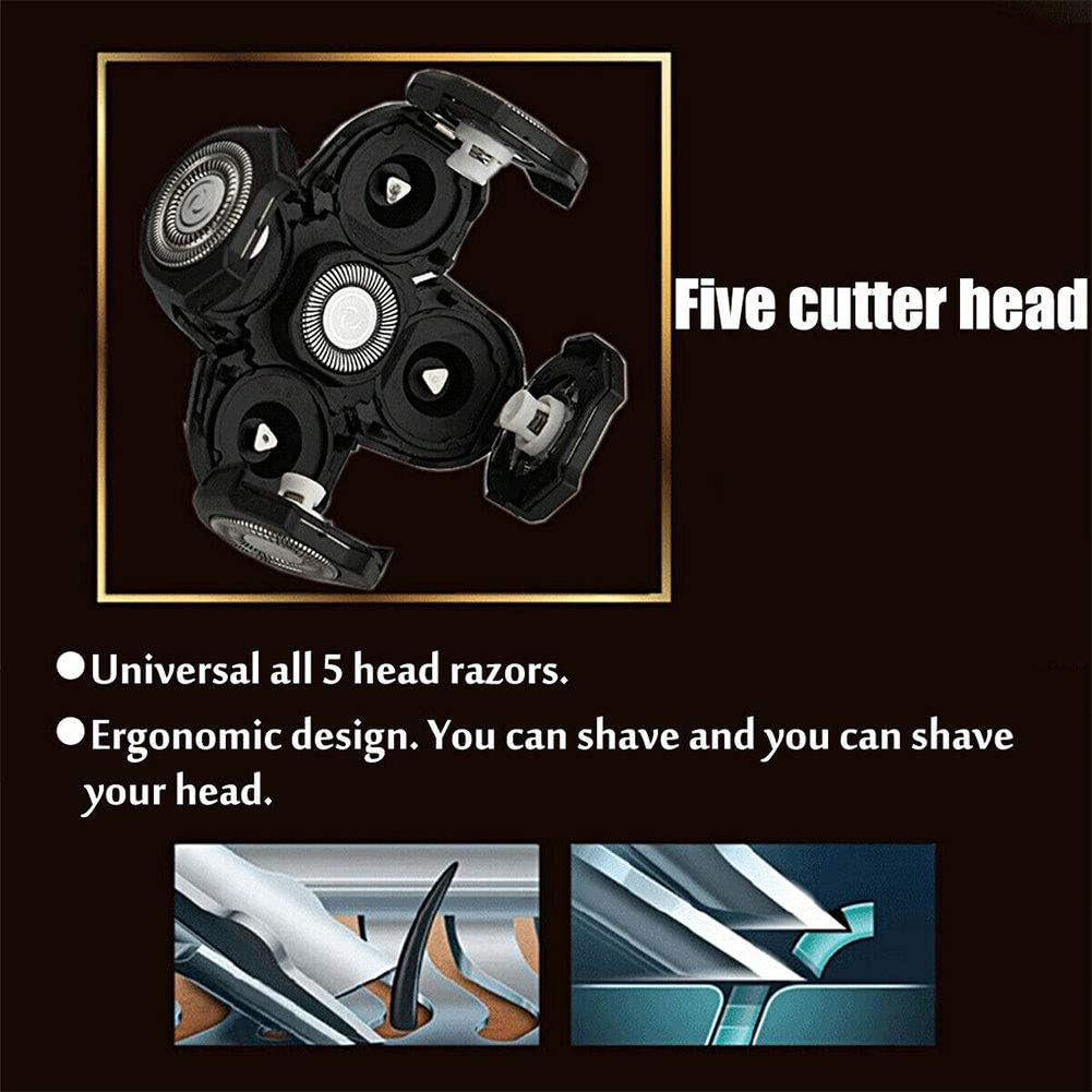 Universal 5 Head Shaver Replacement Blades for Rotary Electric Razors