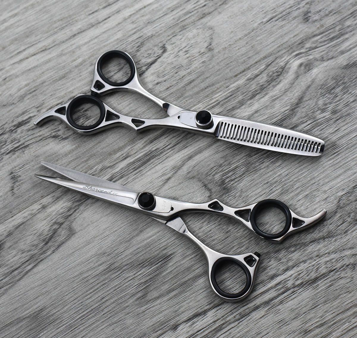Japanese Stainless Steel Hair Cutting Shears Set for Barbers and Stylists - 6.5 Inch Professional Scissors Kit