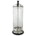 Disinfecting Glass Jar for Salon and Barber Tools, Sterilizer Container