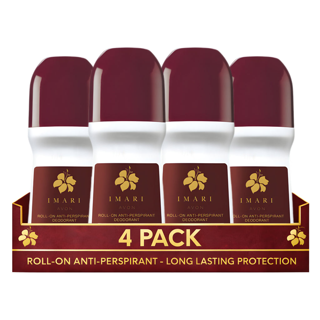 Avon Imari Roll-On Antiperspirant Deodorant Set - 4 Pack, 2.6 Fl Oz Each