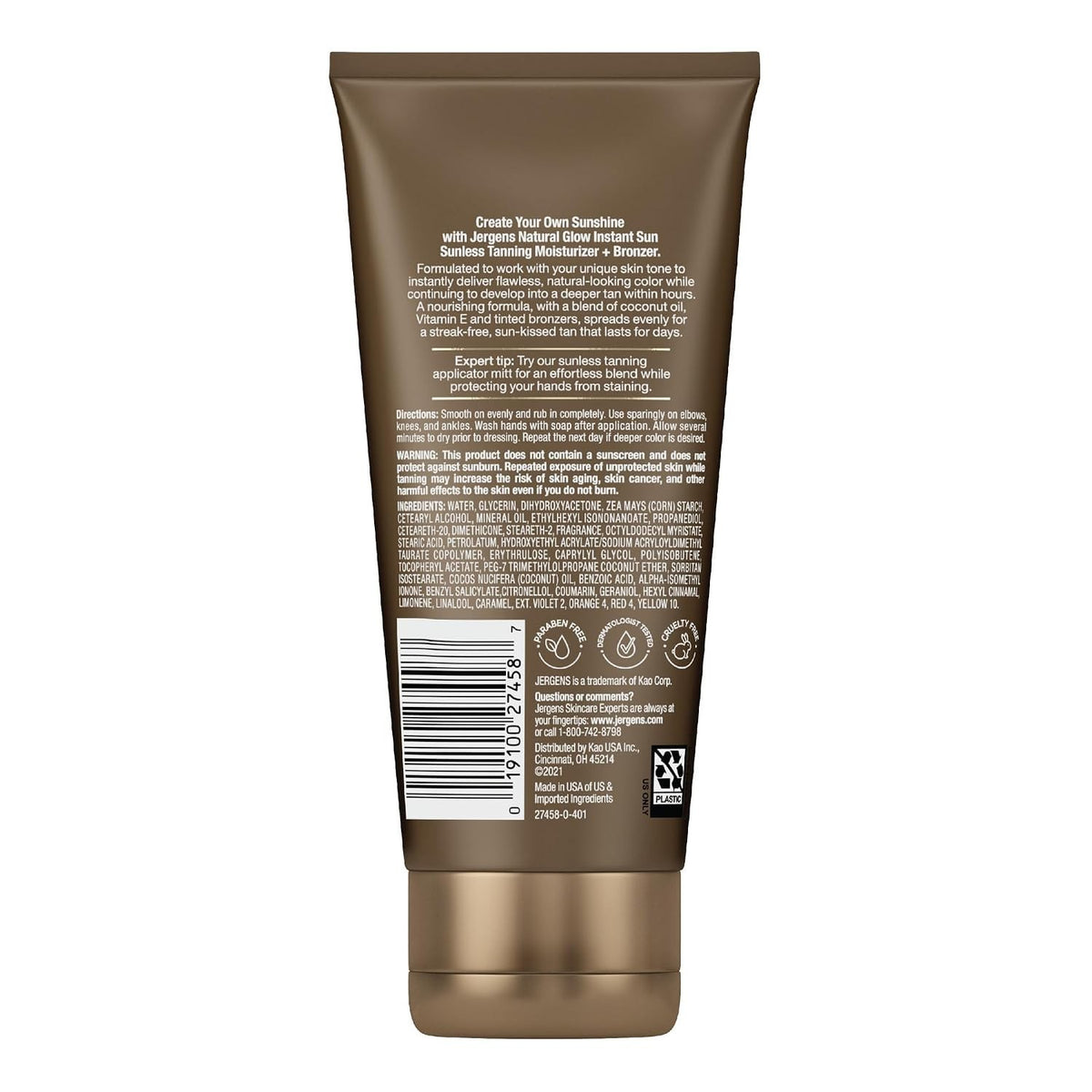 Natural Glow Instant Tanning Moisturizer Light Bronze 6 fl oz - Sunless Self Tanner
