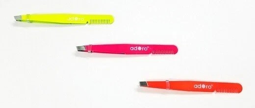 2-in-1 Stainless Steel Eyebrow Tweezer and Comb for Precision Shaping
