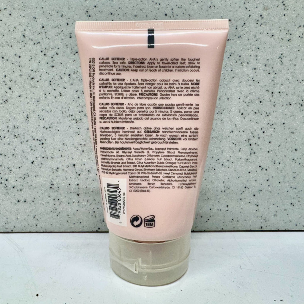OPI Pedicure Callus Softener & Exfoliating Scrub 125 mL - Foot Care