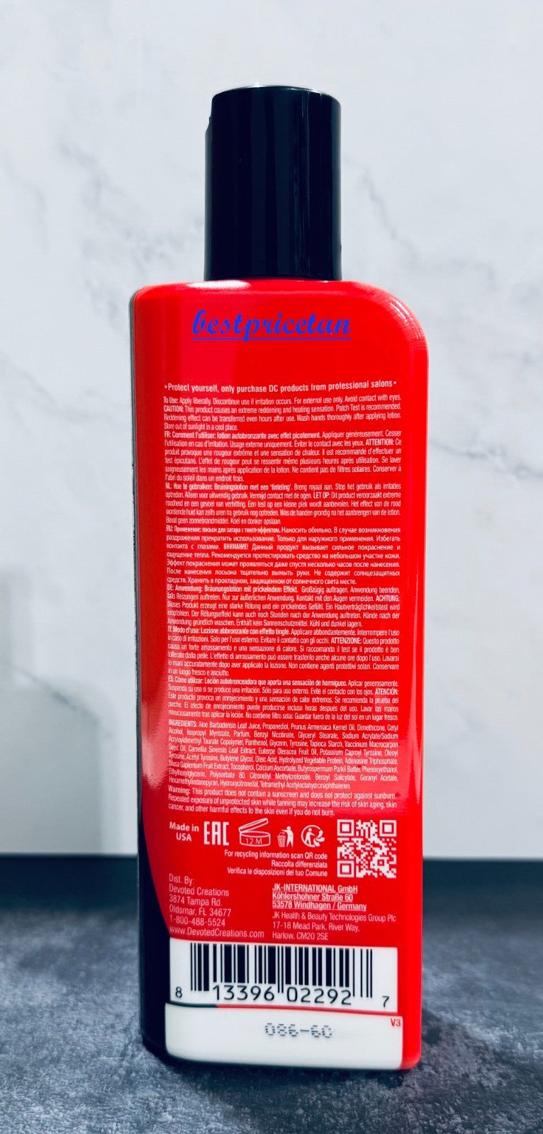Ultra Fast Darkening Tanning Lotion with Tingle - 8.5oz