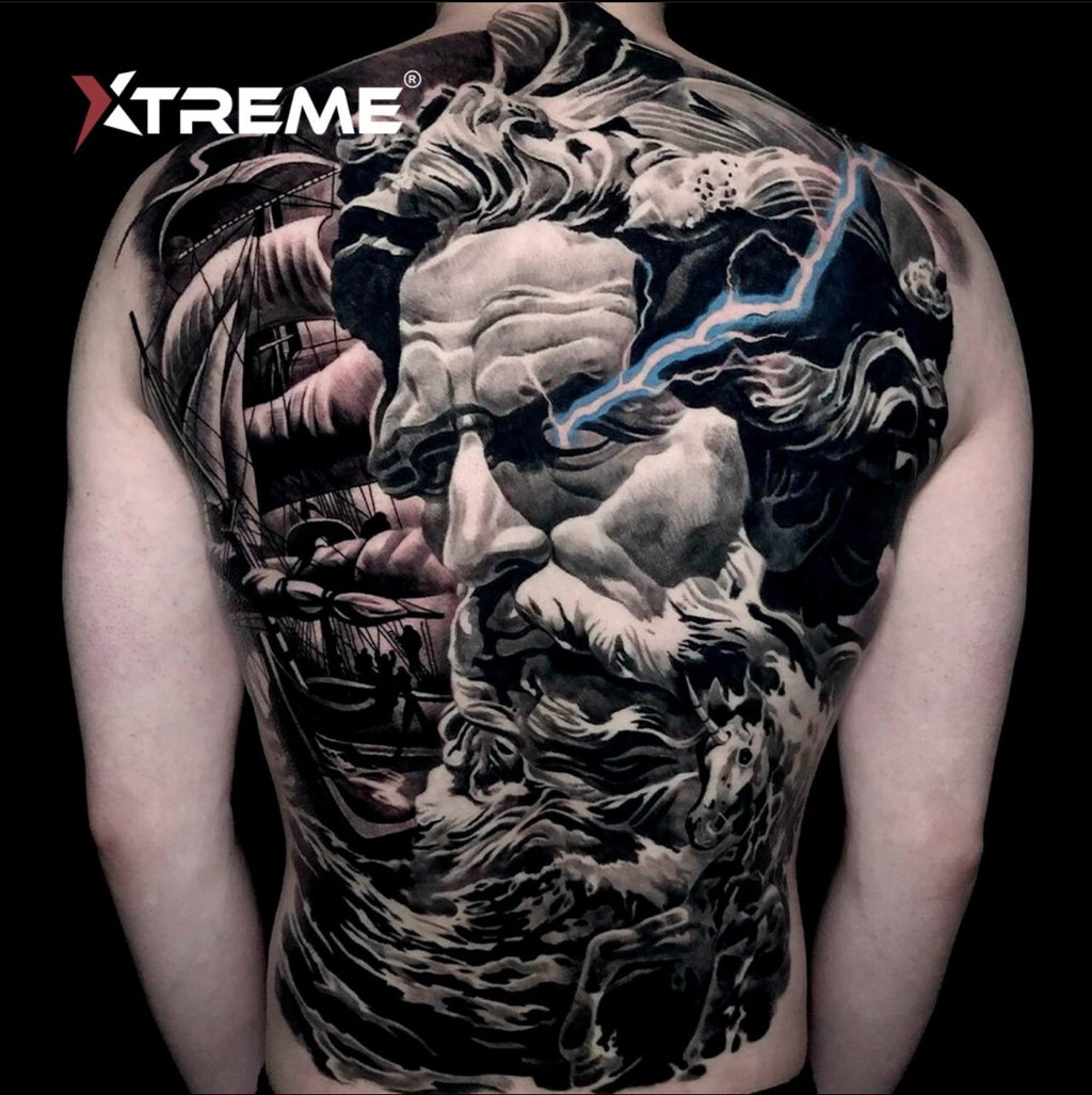Exo Black 8oz Tattoo Ink - Xtreme Bold Dark Solid Shading Pigment