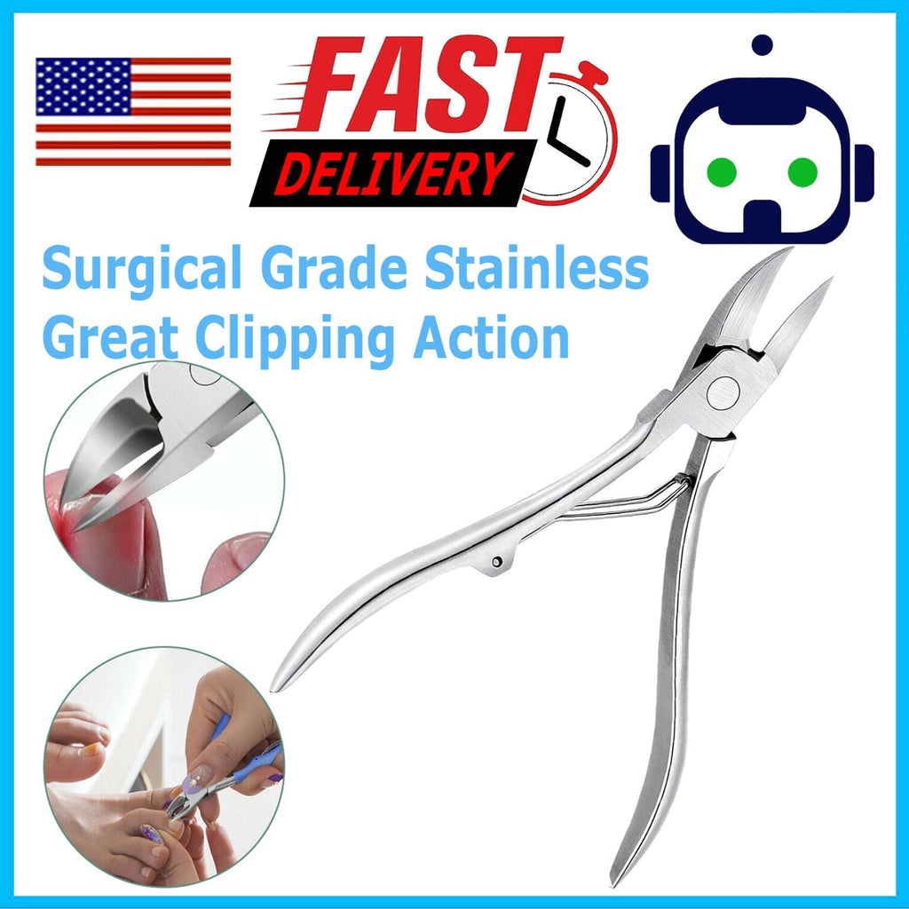 Heavy Duty Toenail Clippers for Thick & Ingrown Nails – Stainless Steel Precision Nail Scissors