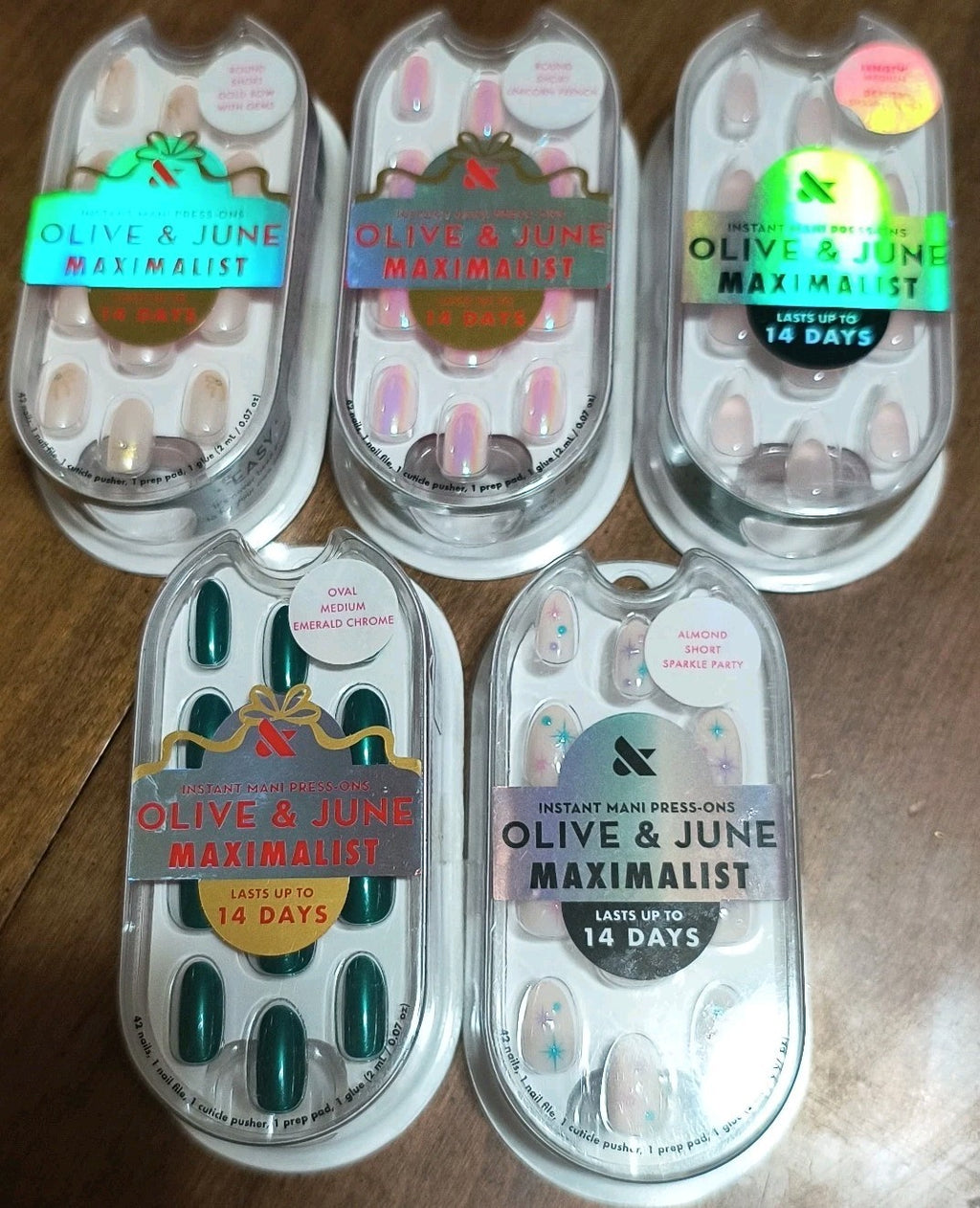 Olive & June Maximalist Instant Mani Press-Ons - 5 Pairs