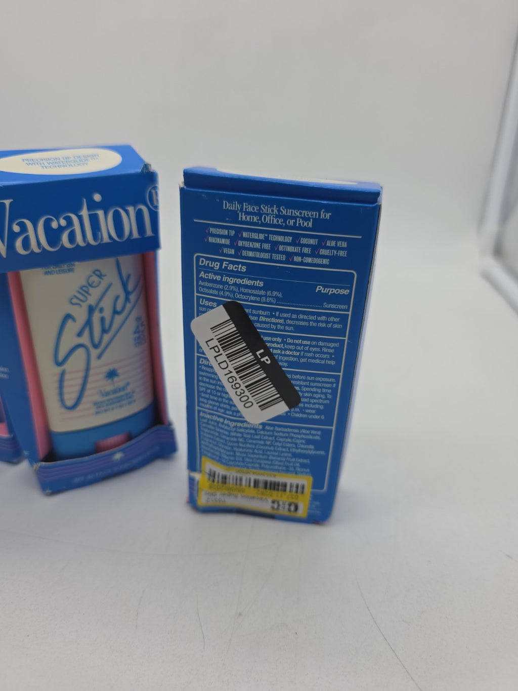 SPF 45 Face Stick Sunscreen - 4 Pack, 20g Each, Travel Size, New