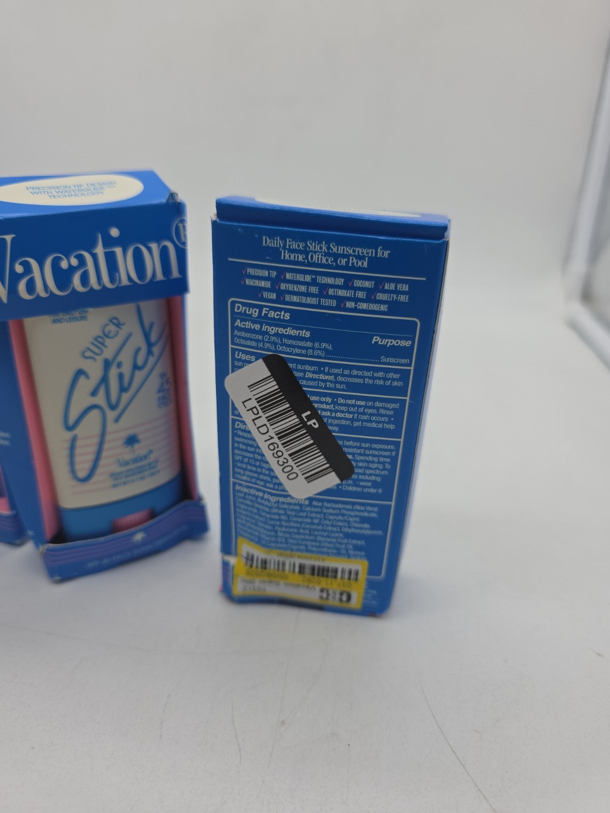 SPF 45 Face Stick Sunscreen - 4 Pack, 20g Each, Travel Size, New
