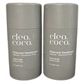 Natural Charcoal Deodorant Free To Be Scent-Free 2.5 oz Pack of 2