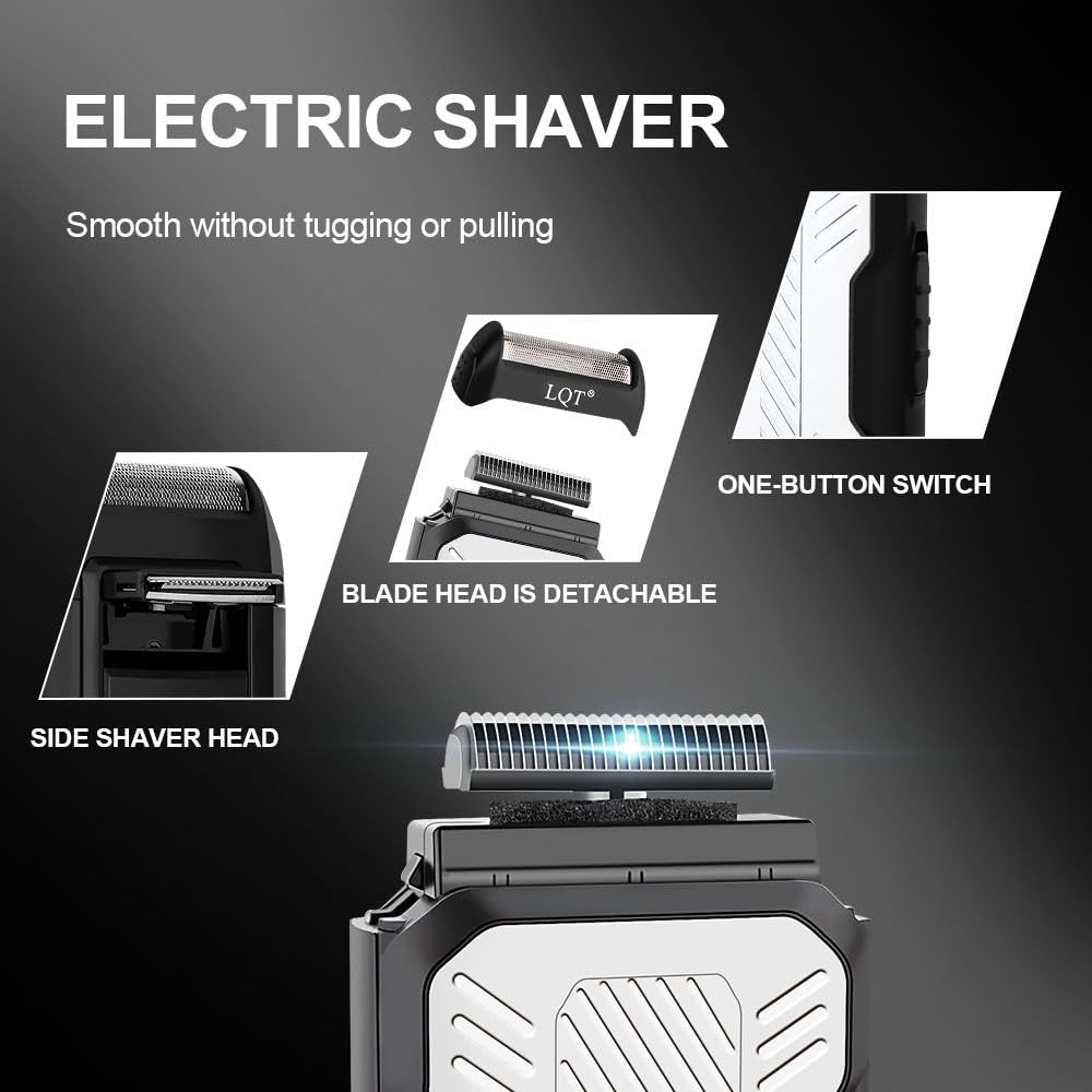 Professional Hair Clippers and Trimmer Set for Men - Salon-Quality Grooming Kit